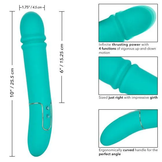 California Exotics Vibrators Deep Thrusting Luxury Silicone Toy Up To 850 Thrusts Per Minute