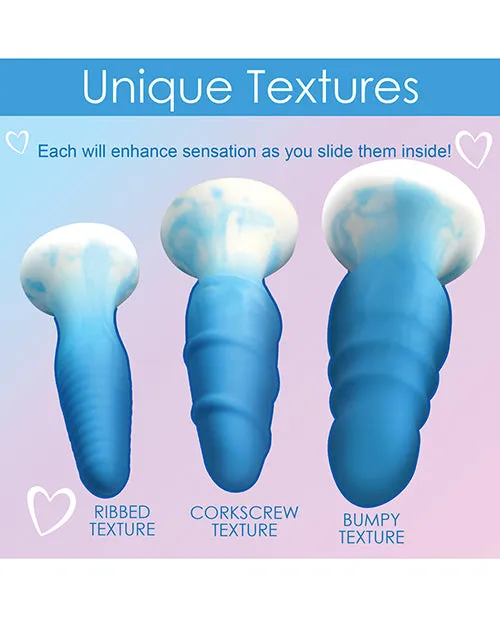 Curve Toys Simply Sweet Silicone Butt Plug Set Curve Anal Curve Toys Simply Sweet Silicone Butt Plug Set Curve Anal