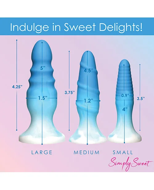 Curve Toys Simply Sweet Silicone Butt Plug Set Curve Anal Curve Toys Simply Sweet Silicone Butt Plug Set Curve Anal
