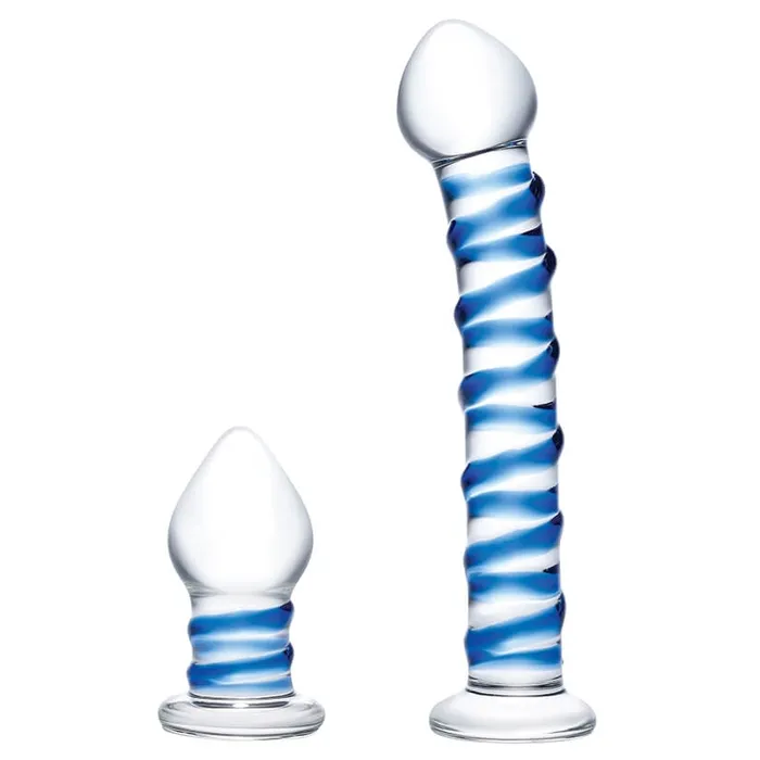 Dildos Glas Glas Double Penetration Kit