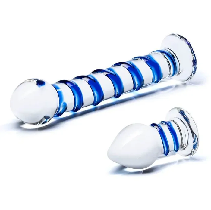 Dildos Glas Glas Double Penetration Kit