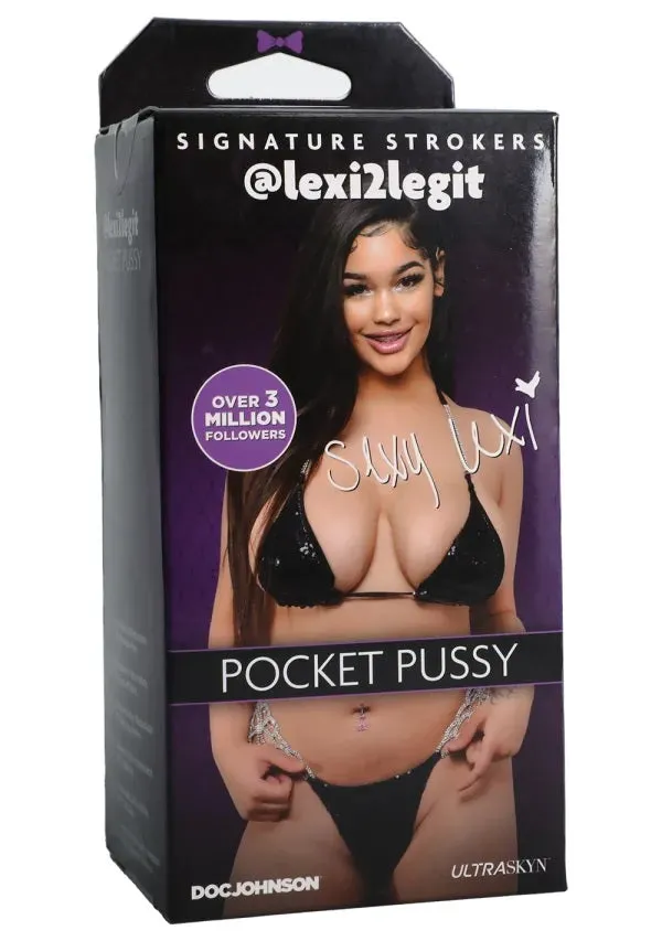 Doc Johnson Male Sex Toys Signature Stroker Lexi2legit