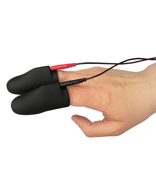 Electrastim Anal Electrastim Explorer Electro Finger Sleeves Black