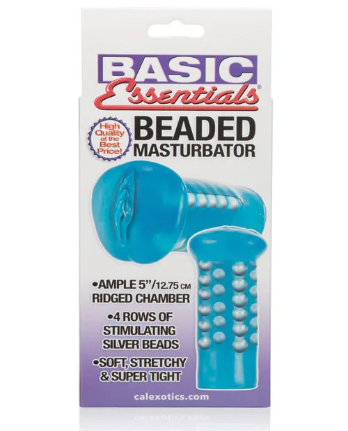 Male Sex Toys CalExotics Basic Essentials Beaded Masturbator
