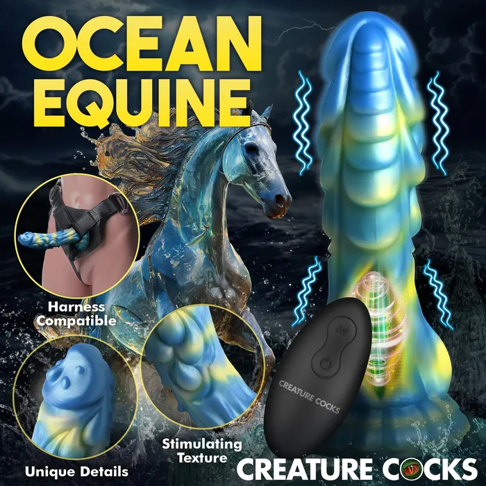 Male Sex Toys Creature Cocks Creature Cocks Sea Stallion with Remote