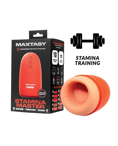 Maxtasy Stamina Master Heat up Vibrating Stroker Orange Maxtasy Male Sex Toys Maxtasy Stamina Master Heat up Vibrating Stroker Orange Maxtasy Male Sex Toys