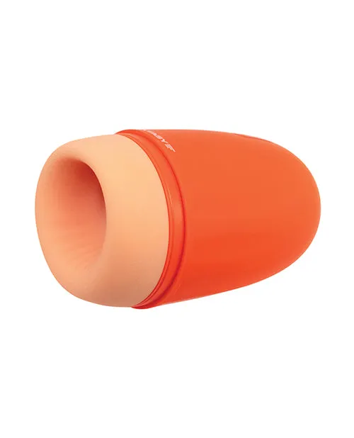 Maxtasy Stamina Master Heat up Vibrating Stroker Orange Maxtasy Male Sex Toys Maxtasy Stamina Master Heat up Vibrating Stroker Orange Maxtasy Male Sex Toys