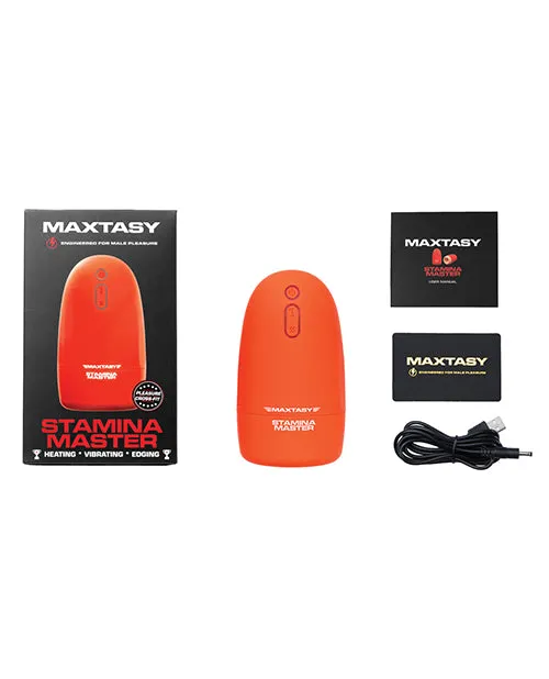 Maxtasy Stamina Master Heat up Vibrating Stroker Orange Maxtasy Male Sex Toys Maxtasy Stamina Master Heat up Vibrating Stroker Orange Maxtasy Male Sex Toys