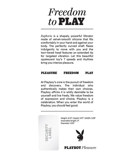 Playboy Euphoria Playboy Vibrators