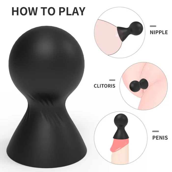 Silicone Nipple Suckers Set of 2 TooTimidcom Anal