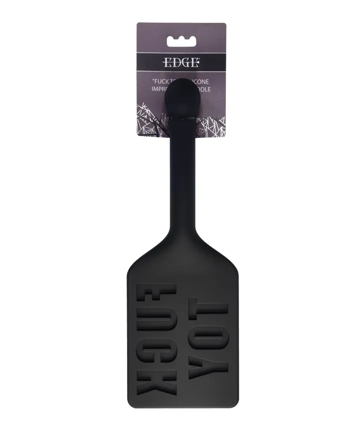 Sportsheets Edge FUCK TOY Silicone Paddle Black Anal
