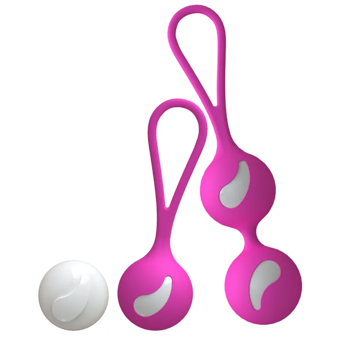 TooTimidcom Female Sex Toys Duotone Silicone Kegel Ball Set