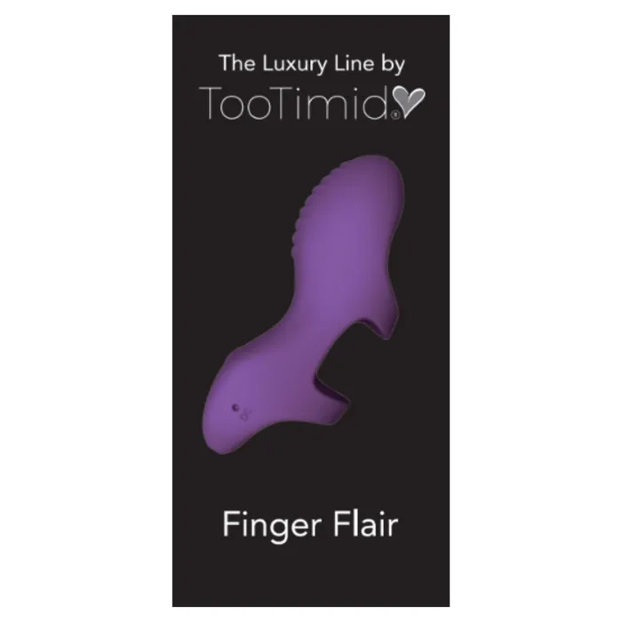 Ultra Discreet Quiet Rechargeable Finger Vibe TooTimidcom Female Sex Toys