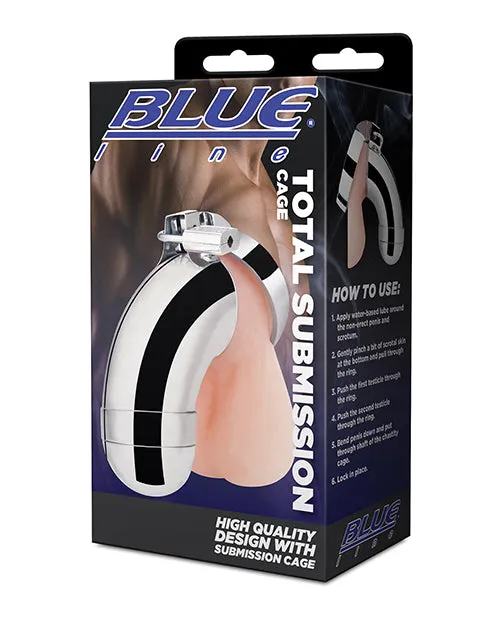 Vibrators Electric Eel Blue Line Submission Cage Silver