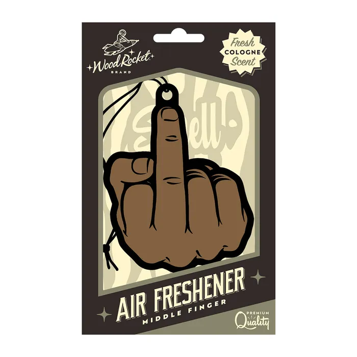 Wood Rocket Air Freshener Middle Finger Wood Rocket Vibrators Wood Rocket Air Freshener Middle Finger Wood Rocket Vibrators