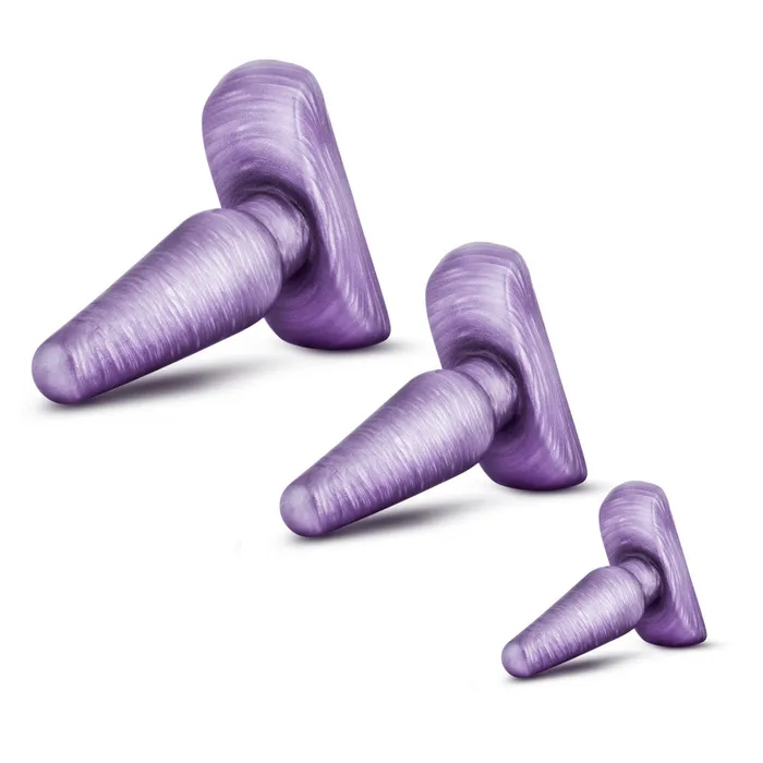 Anal Blush B Yours By Blush Trainer Kit Purple Swirl Anal Plug