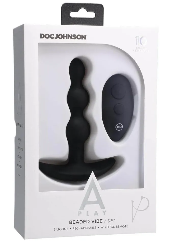 Anal Doc Johnson Enterprises Elevate Anal Pleasure with the APlay SHAKER Vibrating Beaded Plug Anal Doc Johnson Enterprises Elevate Anal Pleasure with the APlay SHAKER Vibrating Beaded Plug