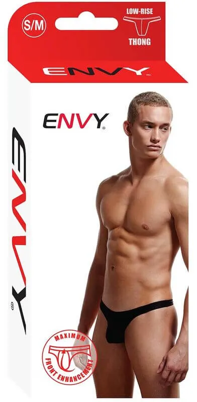 Anal XGen Products Envy Low Rise Thong Black SM