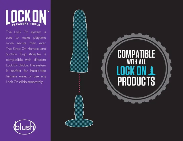 Blush Dildos Lock On By Blush Realistic Vanilla 75Inch Long Dildo With Lock On Base