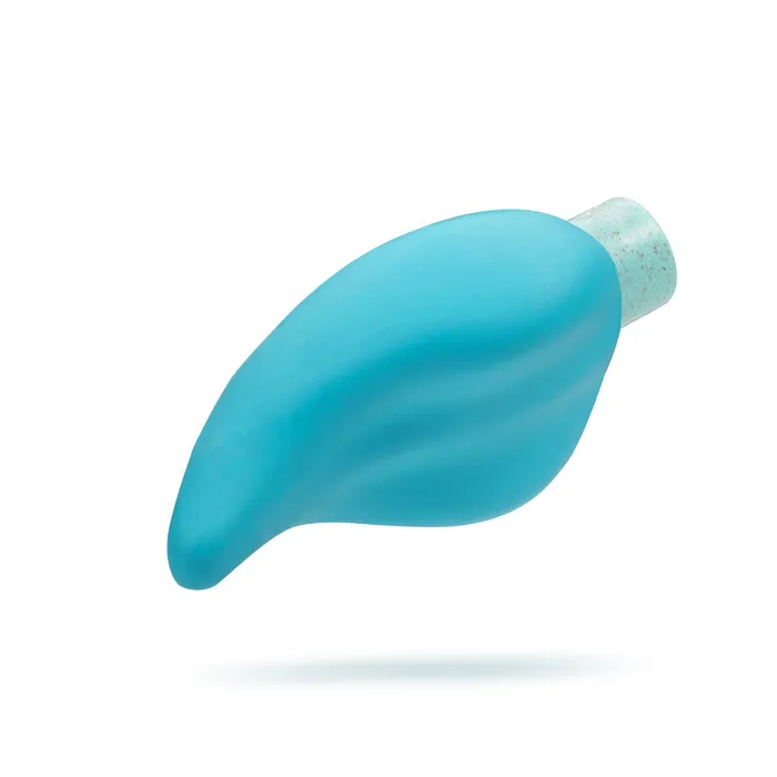 Blush Female Sex Toys Gaia By Blush Eco Caress PlantBased 4 Waterproof Multifunction Powerful Vibrator in Aqua Sustainably Made with BioTouch BioFeel