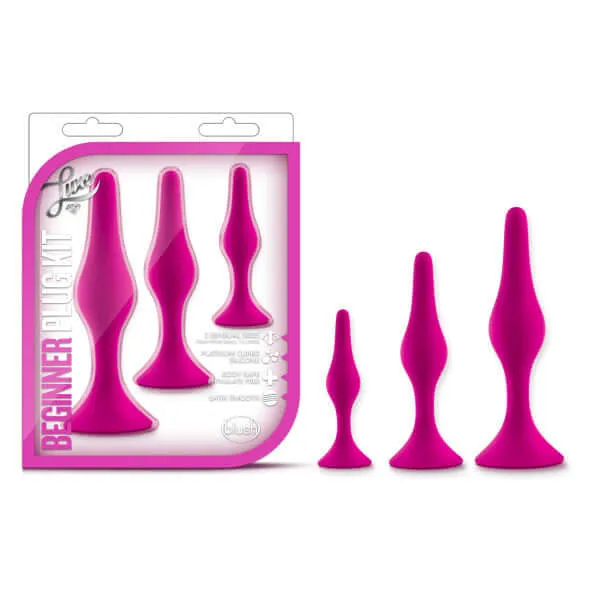 Blush Novelties Anal Luxe Beginner Plug Kit Your Path to Pleasurable Exploration