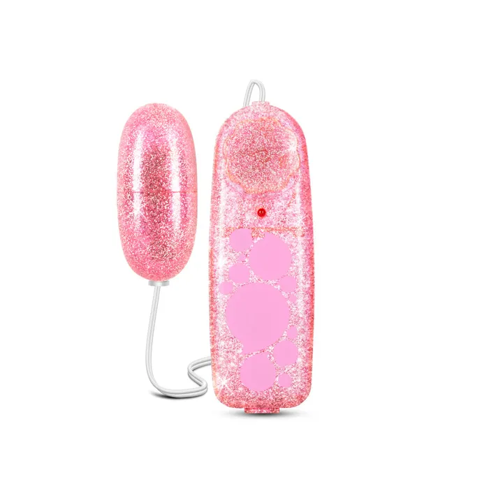 Blush Vibrators B Yours By Blush Glitter Power Bullet Pink 225Inch Vibrating Bullet