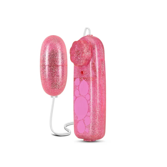 Blush Vibrators B Yours By Blush Glitter Power Bullet Pink 225Inch Vibrating Bullet