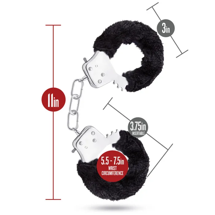 Blush Vibrators Temptasia By Blush Cuffs Black