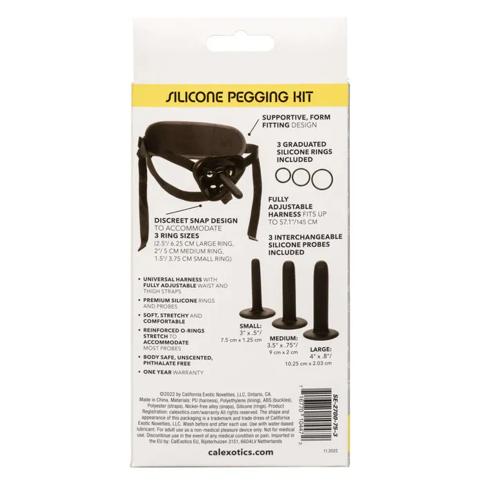 Boundless Silicone Pegging Kit A Comprehensive Set for Progressive Anal Pleasure by California Exotic Novelties California Exotic Novelties Anal