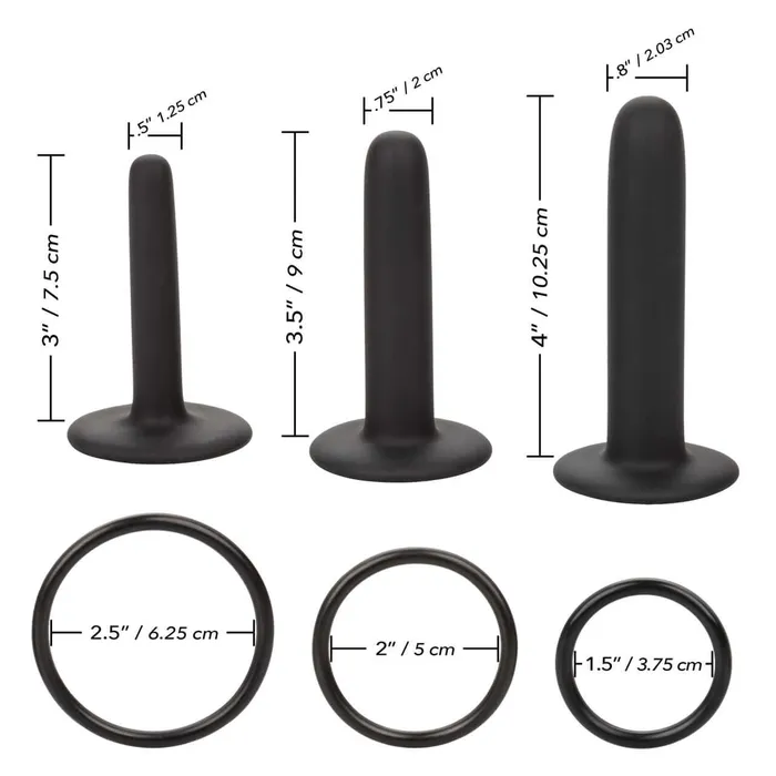 Boundless Silicone Pegging Kit A Comprehensive Set for Progressive Anal Pleasure by California Exotic Novelties California Exotic Novelties Anal