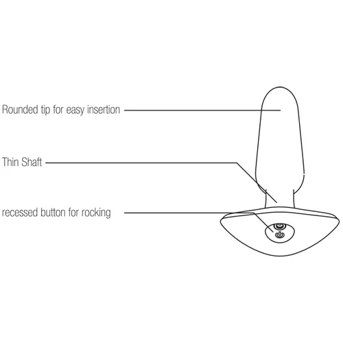 Bump Vibrating Anal Plug As You Like It OR Male Sex Toys