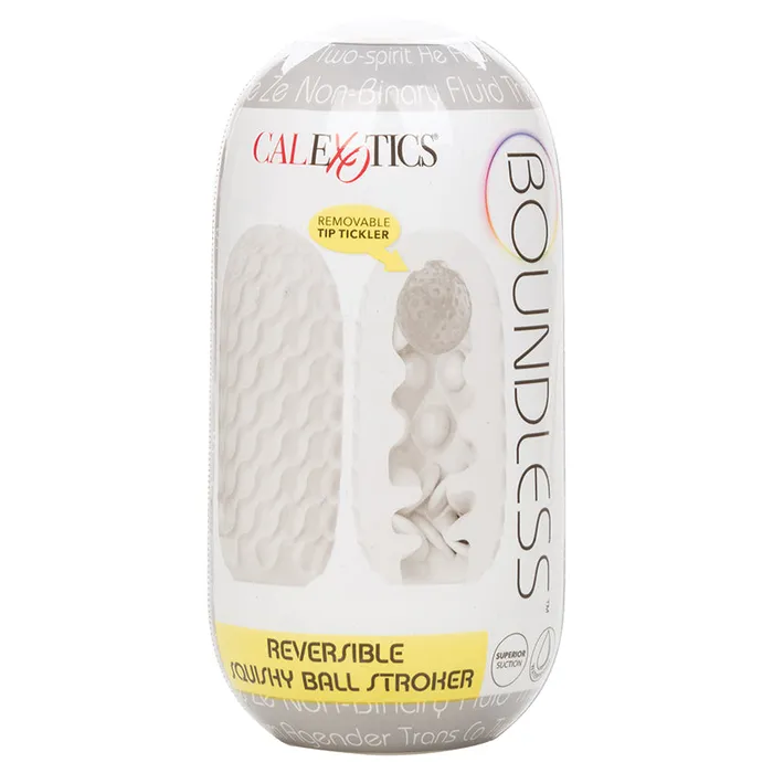 CAL EXOTICS Male Sex Toys Boundless Reversible Squishy Ball StrokerSmoke
