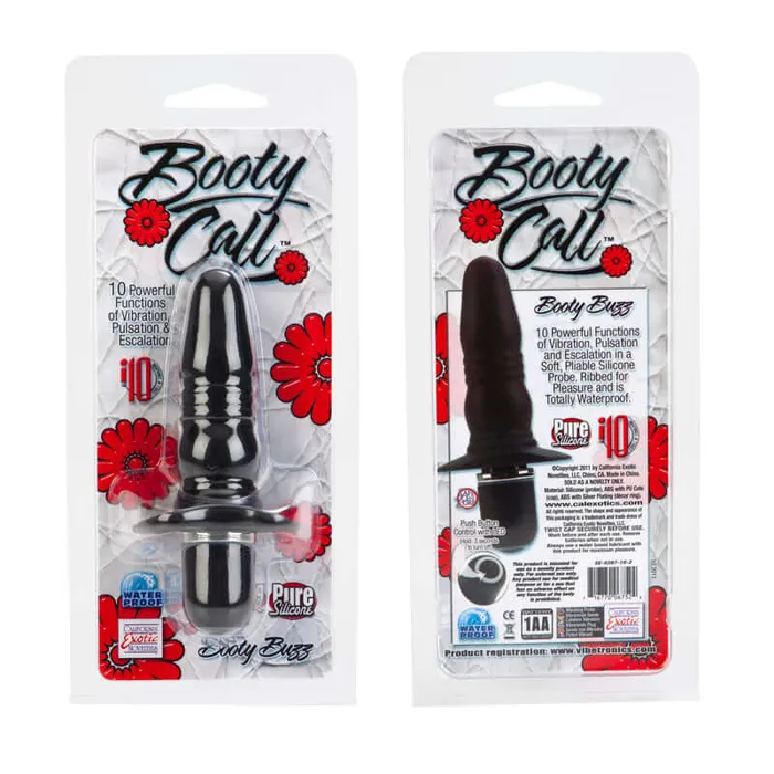 California Exotic Novelties Booty Call Booty Buzz Black Anal