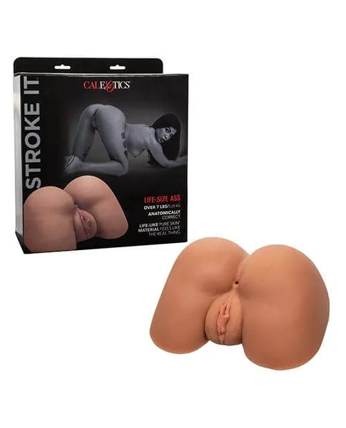 California Exotic Novelties Male Sex Toys Stroke It Life Size Ass Brown Male Masturbator California Exotic Novelties Male Sex Toys Stroke It Life Size Ass Brown Male Masturbator