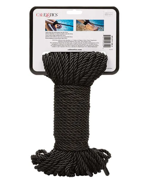 California Exotic Novelties Scandal BDSM Rope 30 meter e or approximately 985 feet Black Anal