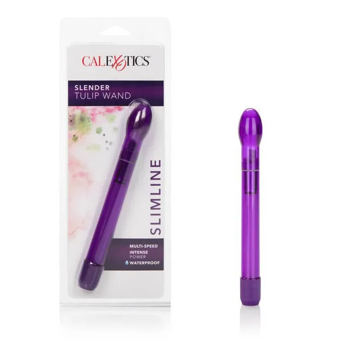 California Exotic Novelties Vibrators Experience Pleasure in Full Bloom with Slender Tulip Wand Purple Vibrator California Exotic Novelties Vibrators Experience Pleasure in Full Bloom with Slender Tulip Wand Purple Vibrator