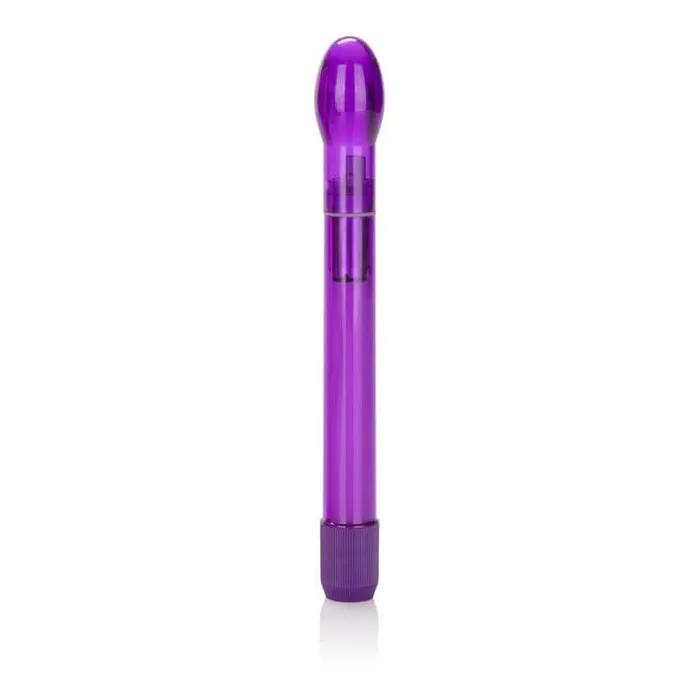 California Exotic Novelties Vibrators Experience Pleasure in Full Bloom with Slender Tulip Wand Purple Vibrator