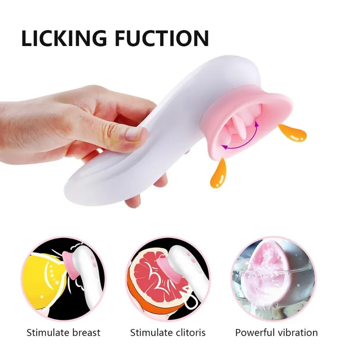 Clit Sucker with Vibrating Tongue Vibratoy Shop Female Sex Toys