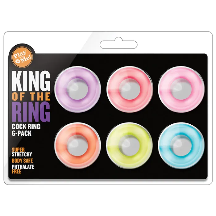 Couples BLUSH Play With Me King of the Ring 6 Pack