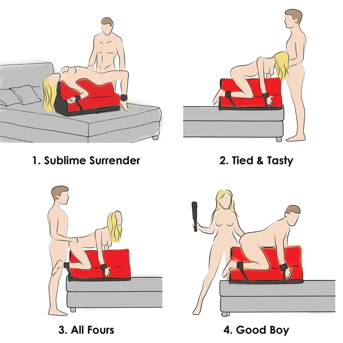 Couples XR Brands Bedroom Bliss Lovers Bondage Bench by XR Brands