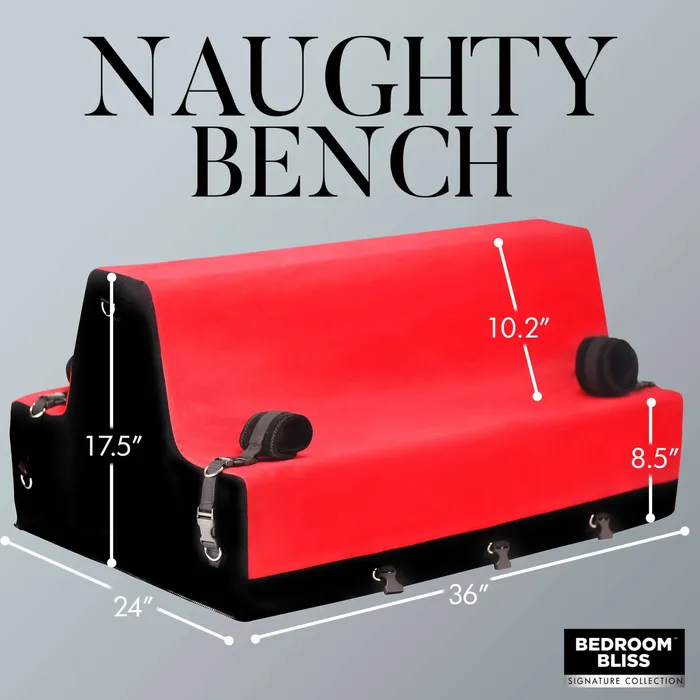 Couples XR Brands Bedroom Bliss Lovers Bondage Bench by XR Brands