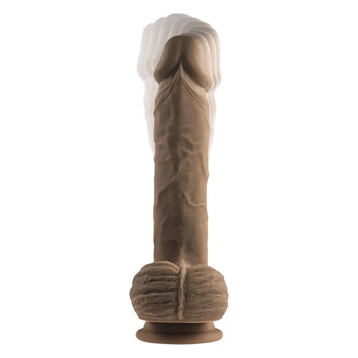 Dildos Evolved Novelties Evolved Full Monty Dark Skin Tone Dildo by Evolved Novelties