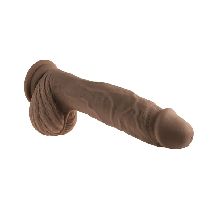 Dildos Evolved Novelties Evolved Full Monty Dark Skin Tone Dildo by Evolved Novelties
