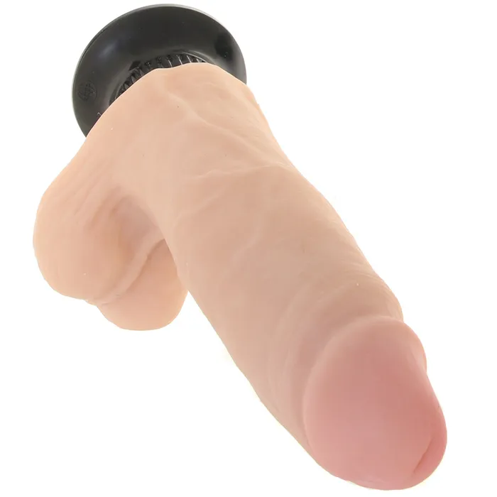 Dildos Real Feel Deluxe 75 Inch Vibrating Wall Banger Dildo in Li Pipedream