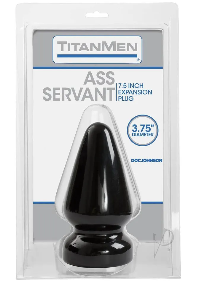 Doc Johnson Enterprises TitanMen Ass Servant 6Inch Butt Plug for Beginners Anal Doc Johnson Enterprises TitanMen Ass Servant 6Inch Butt Plug for Beginners Anal