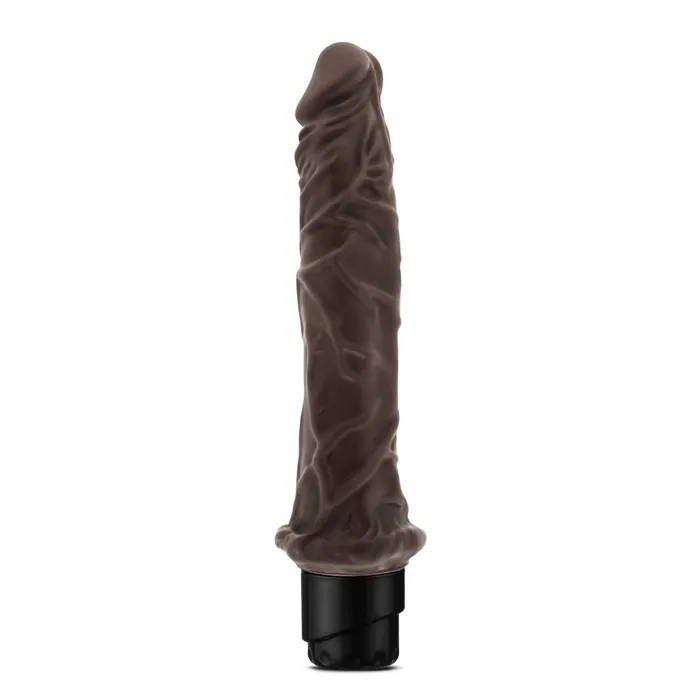 Dr Skin By Blush Cock Vibe 8 Realistic Chocolate 975Inch Long Vibrating Dildo Blush Vibrators