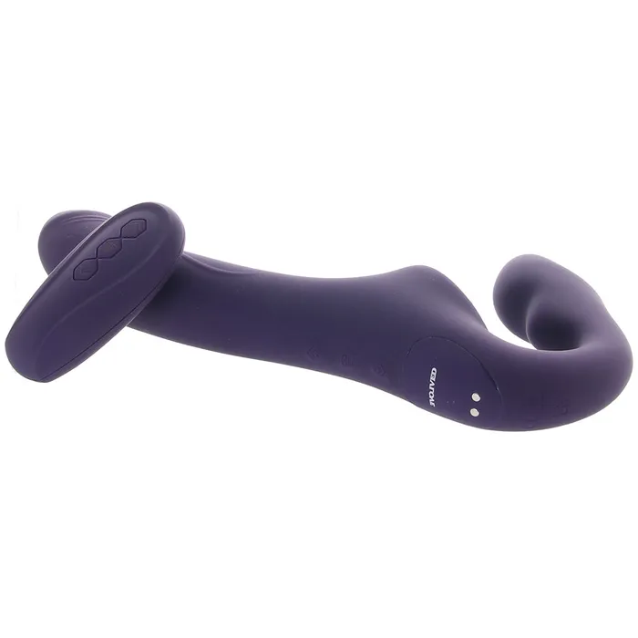 Evolved Novelties 2 Become 1 Air Pulsing Strapless StrapOn Female Sex Toys