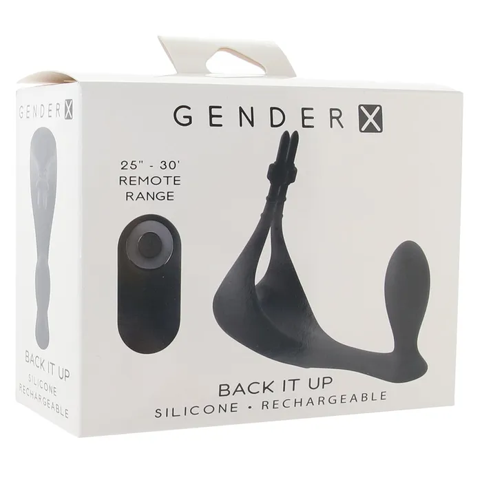 Evolved Novelties Anal Gender X Back It Up Remote Plug and Ring Vibe