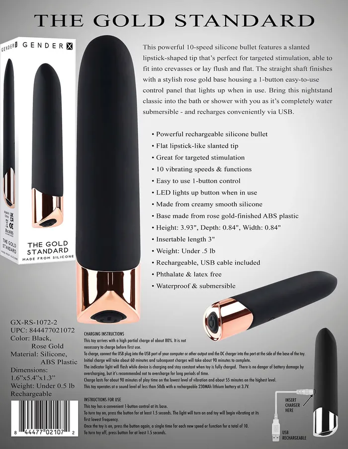Evolved Novelties Anal Gender X The Gold Standard