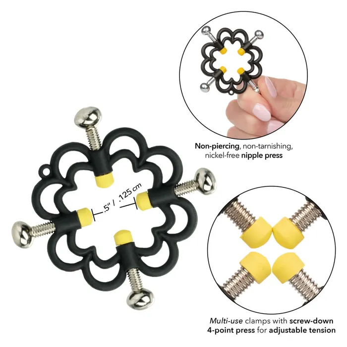 Female Sex Toys California Exotic Novelties Boundless Nipple Grips Fully Adjustable